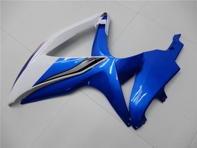 Carénages Moto Suzuki GSXR 600/750 2008-2010 - Blanc Bleu