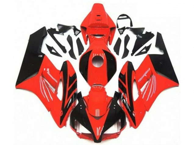 Carénages Moto Honda CBR1000RR 2004-2005 - Rouge Noir Brillant
