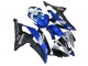 Carénages Moto Yamaha YZF R6 2008-2016 - Blanc Bleu Noir Mat Yamalube