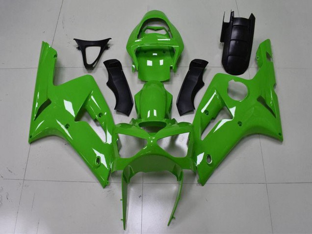 Carénage Moto Kawasaki ZX6R 2003-2004 - Vert