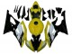 Carénages Moto Yamaha YZF R6 2008-2016 - Jaune Blanc Noir Brillant
