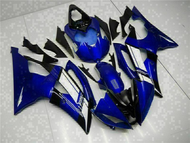 Carénages Moto Yamaha YZF R6 2008-2016 - Bleu Blanc