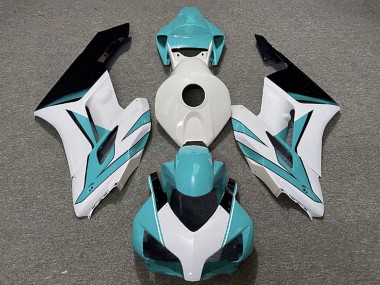 Carénages Moto Honda CBR1000RR 2004-2005 - Blanc Cyan Bleu Noir Brillant