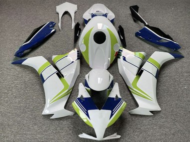 Carénages Moto Honda CBR1000RR 2012-2016 - Blanc Vert Bleu