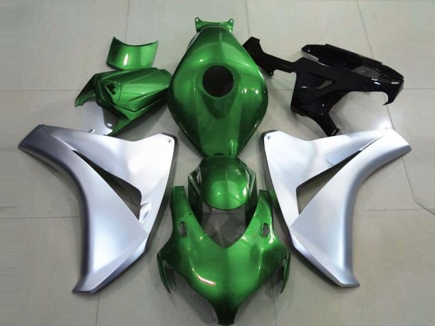 Carénages Moto Honda CBR1000RR 2008-2011 - Argent Vert