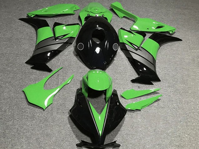 Carénages Moto Honda CBR1000RR 2012-2016 - Vert Gris Noir Brillant