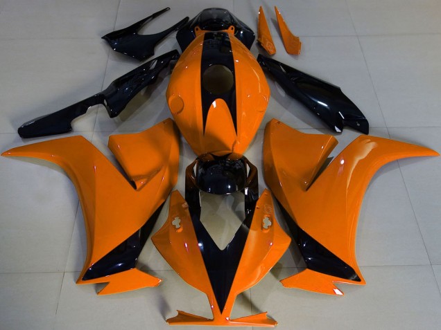 Carénages Moto Honda CBR1000RR 2012-2016 - Orange Noir Brillant