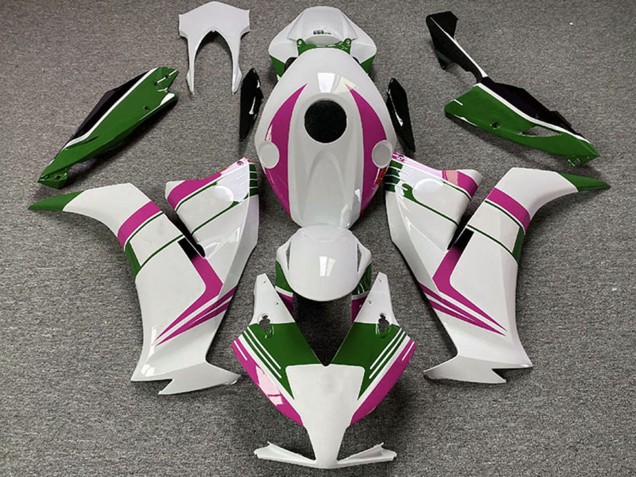 Carénages Moto Honda CBR1000RR 2012-2016 - Blanc Rose Vert Noir