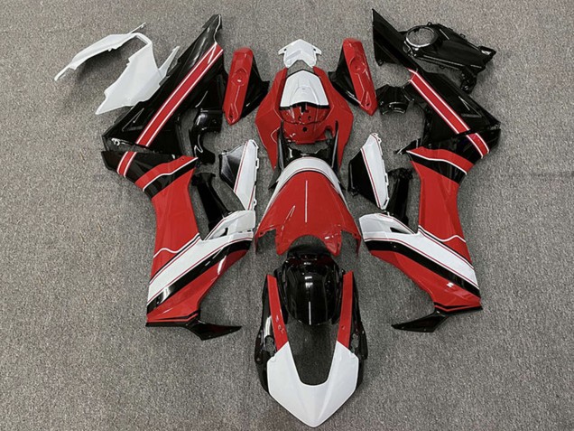 Carénages Moto Honda CBR1000RR 2017-2023 - Blanc Rouge Noir Brillant