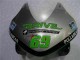 Carénage Moto Honda CBR600RR 2003-2004 - Argent Vert Noir Brillant