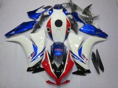 Carénages Moto Honda CBR1000RR 2012-2016 - Blanc Bleu Rouge HRC