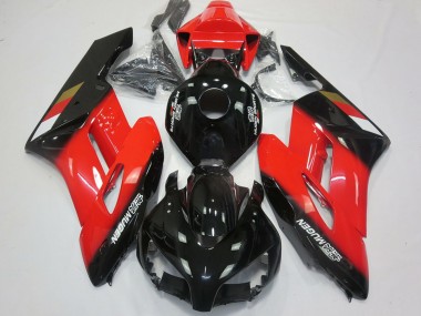 Carénages Moto Honda CBR1000RR 2004-2005 - Rouge Noir Brillant Mugen