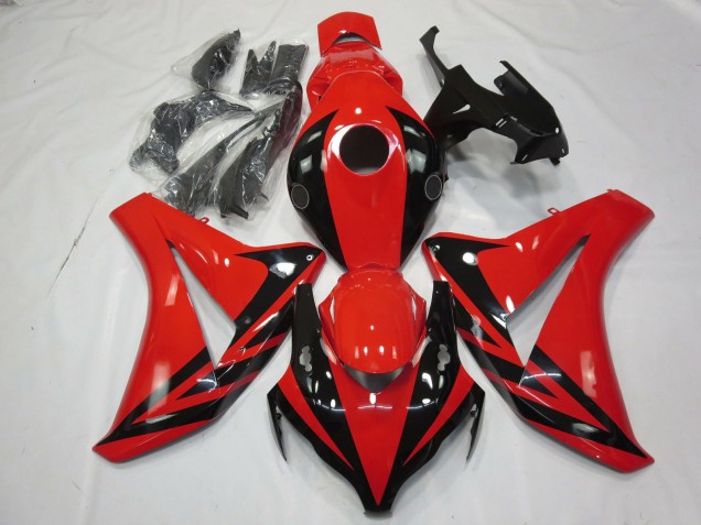 Carénage Moto Honda CBR1000RR 2008-2011 - Rouge Noir Brillant OEM Style