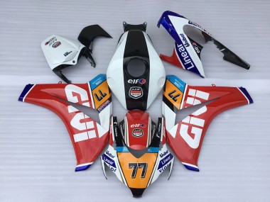 Carénages Moto Honda CBR1000RR 2008-2011 - Blanc Rouge Bleu Orange Noir Elf Givi 77