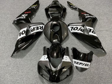Carénages Moto Honda CBR1000RR 2006-2007 - Gris Blanc Noir Brillant Repsol