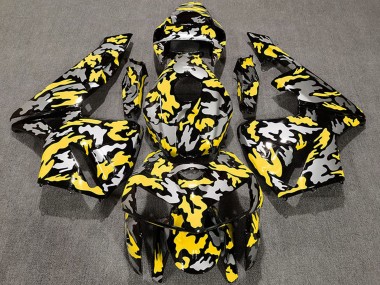 Carénages Moto Honda CBR600RR 2005-2006 - Camouflage Jaune