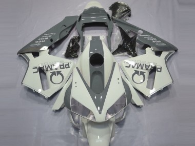 Carénages Moto Honda CBR600RR 2003-2004 - Blanc Gris Pramac