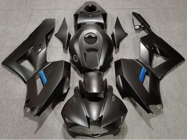 Carénages Moto Honda CBR600RR 2013-2023 - Noir Mat Bleu Clair