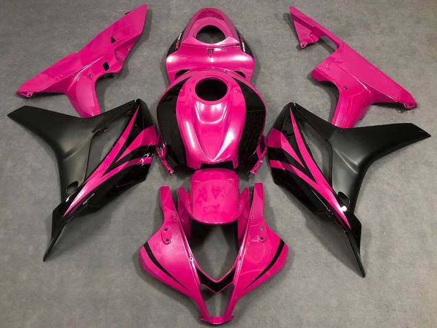 Carénages Moto Honda CBR600RR 2007-2008 - Rose Noir Mat OEM Style