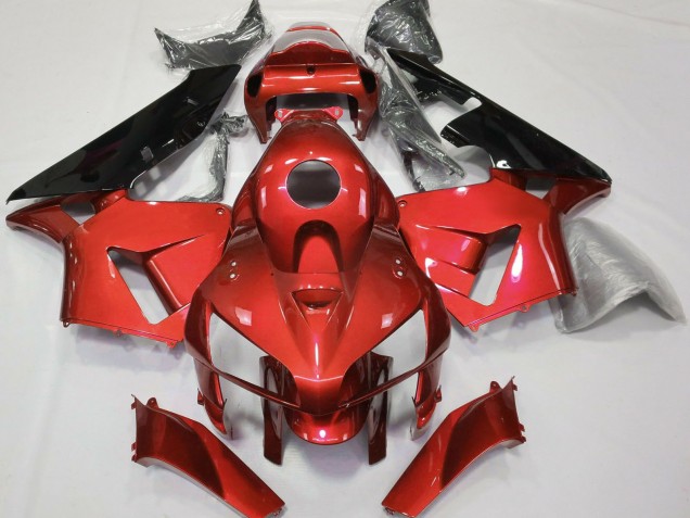 Carénages Moto Honda CBR600RR 2005-2006 - Rouge Noir CBR Style