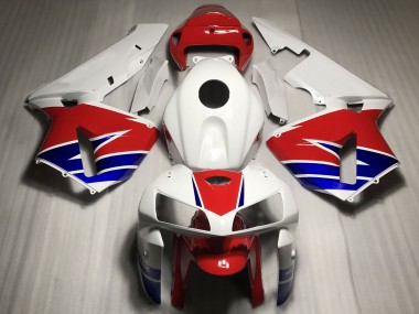 Carénages Moto Honda CBR600RR 2005-2006 - Blanc Rouge Bleu