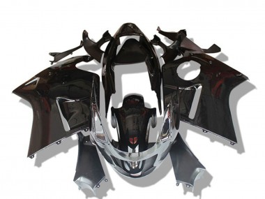 Carénages Moto Honda CBR1100XX Blackbird 1996-2007 - Noir Brillant Gris
