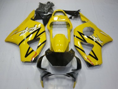 Carénage Moto Honda CBR954RR 2002-2003 - Jaune Noir Brillant