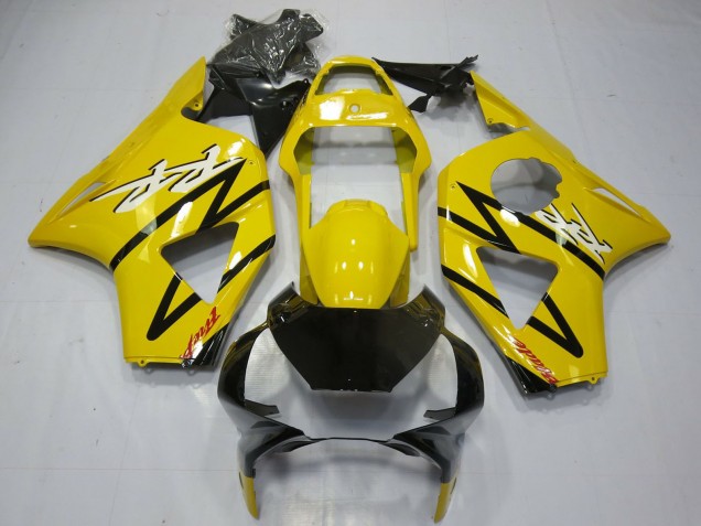 Carénage Moto Honda CBR954RR 2002-2003 - Jaune Noir Brillant