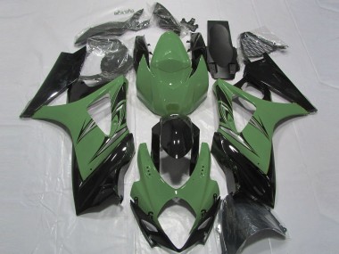 Carénages Moto Suzuki GSXR 1000 2007-2008 - Vert Forêt Noir Brillant