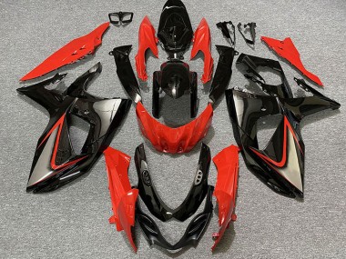 Carénages Moto Suzuki GSXR 1000 2009-2016 - Rouge Noir