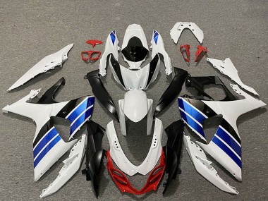Carénages Moto Suzuki GSXR 1000 2009-2016 - Blanc Bleu Rouge Noir
