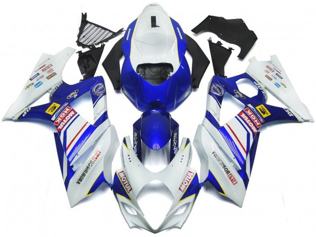Carénages Moto Suzuki GSXR 1000 2007-2008 - Blanc Bleu Rouge Jaune