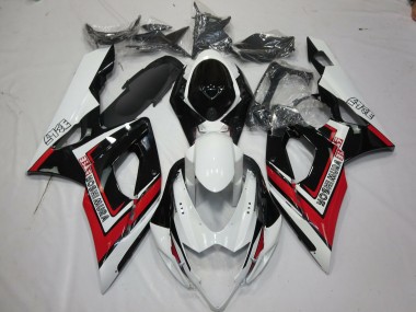 Carénages Moto Suzuki GSXR 1000 2005-2006 - Blanc Rouge Noir Yoshimura