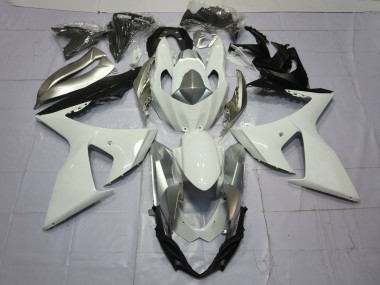 Carénages Moto Suzuki GSXR 1000 2009-2016 - Blanc Argent
