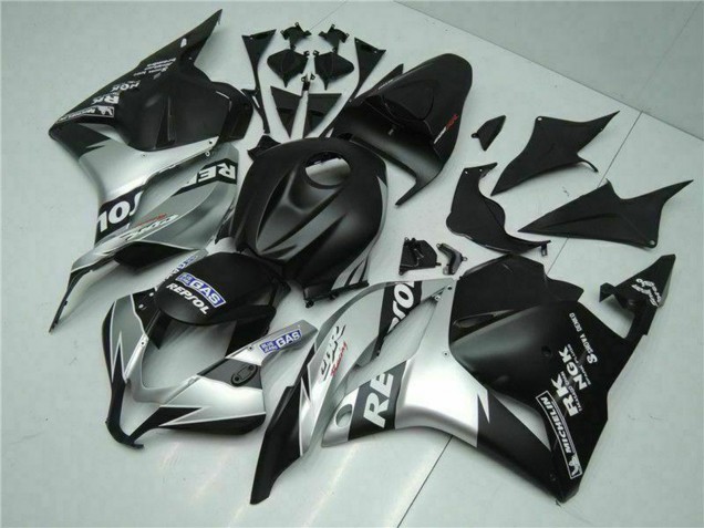 Carénages Moto Honda CBR600RR 2009-2012 - Argent Noir Mat Repsol