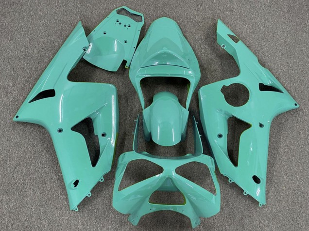 Carénages Moto Kawasaki ZX6R 2003-2004 - Cyan