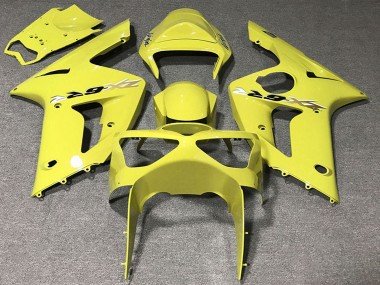 Carénages Moto Kawasaki ZX6R 2003-2004 - Jaune