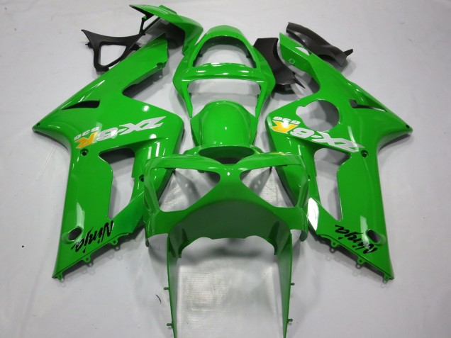 Carénages Moto Kawasaki ZX6R 2003-2004 - Vert OEM Style