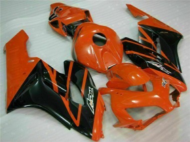 Carénages Moto Honda CBR1000RR 2004-2005 - Orange Noir Brillant
