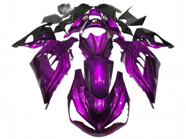 Carénages Moto Kawasaki ZX14R 2012-2024 - Violet Noir