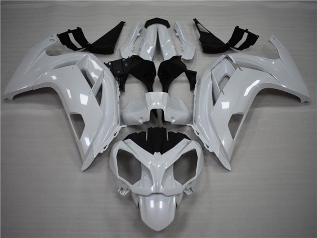 Carénages Moto Kawasaki Ninja 650R 2009-2011 - Blanc Perle