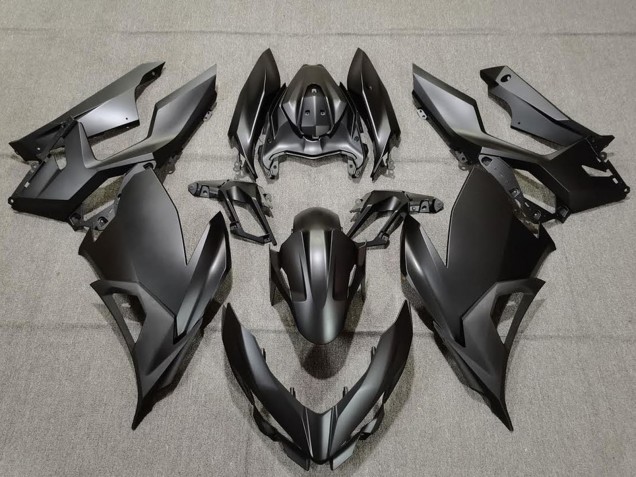 Carénages Moto Kawasaki Ninja 400 2018-2024 - Noir Mat