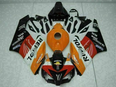 Carénages Moto Honda CBR1000RR 2004-2005 - Orange Blanc Rouge Noir Repsol