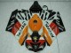 Carénages Moto Honda CBR1000RR 2004-2005 - Orange Blanc Rouge Noir Repsol