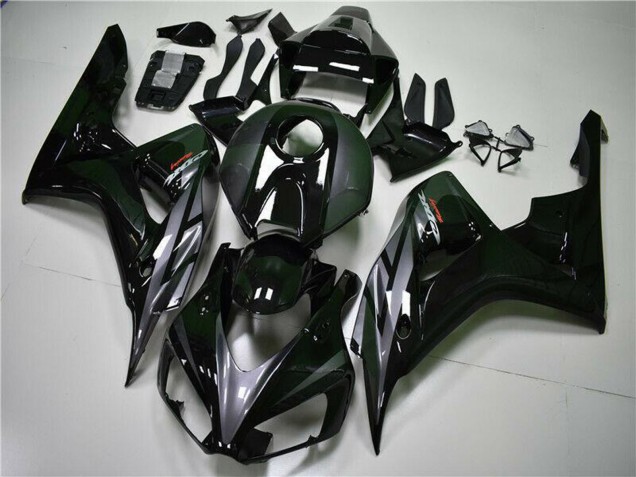Carénages Moto Honda CBR1000RR 2004-2005 - Noir Brillant Gris