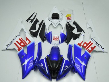 Carénages Moto Yamaha R6 2008-2016 - Blanc Bleu Rouge Noir Fiat