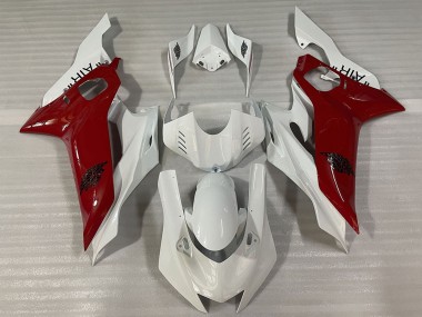 Carénages Moto Yamaha R6 2017-2023 - Blanc Rouge Marron