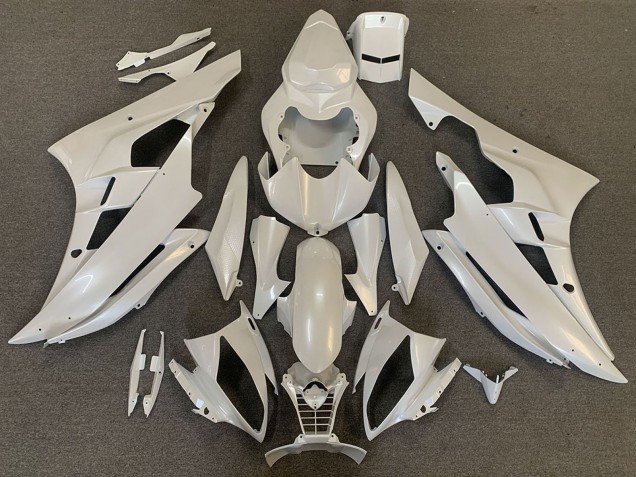 Carénages Moto Yamaha R6 2006-2007 - Blanc Perle