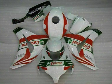Carénages Moto Honda CBR1000RR 2008-2011 - Blanc Rouge Vert Castrol