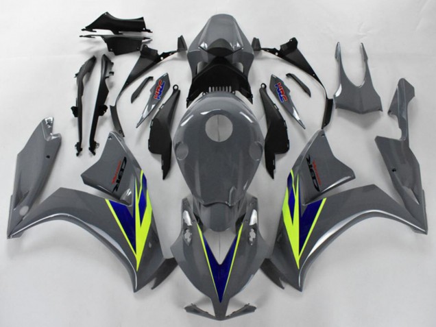 Carénages Moto Honda CBR1000RR 2012-2016 - Nardo Gris Bleu Fluo Jaune